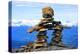 Inukshuk Mount Whistler Canada-null-Stretched Canvas