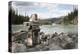 Inukshuk Sturcture - Jasper AB-null-Stretched Canvas