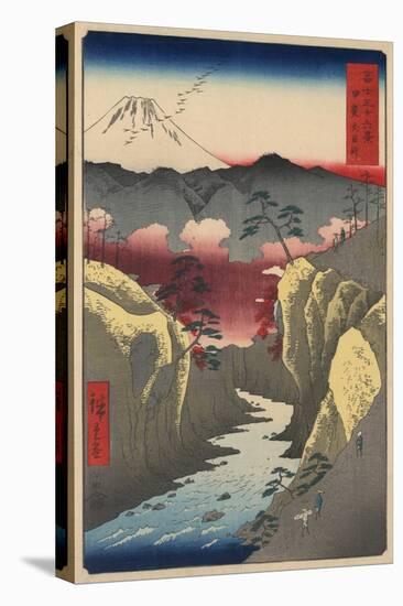 Inume Pass in Kai Province-Ando Hiroshige-Premier Image Canvas