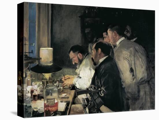 Investigation or Doctor Simarro at His Laboratory-Joaquín Sorolla y Bastida-Stretched Canvas