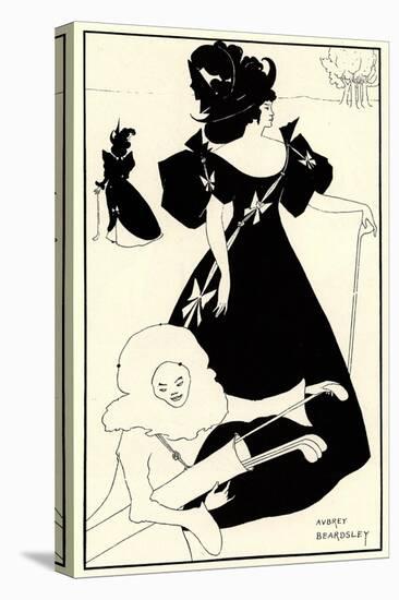 Invitation Card for the Opening of the Golf Club, 1894-Aubrey Beardsley-Premier Image Canvas