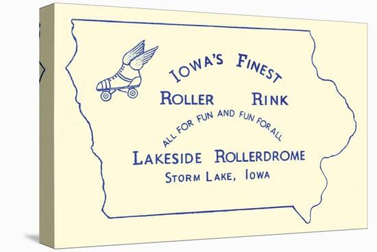 Iowa's Finest Roller Rink-null-Stretched Canvas