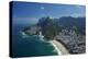 Ipanema Beach, Morro Dois Irmaos, and Vidigal Favela (left), Rio de Janeiro, Brazil-David Wall-Premier Image Canvas