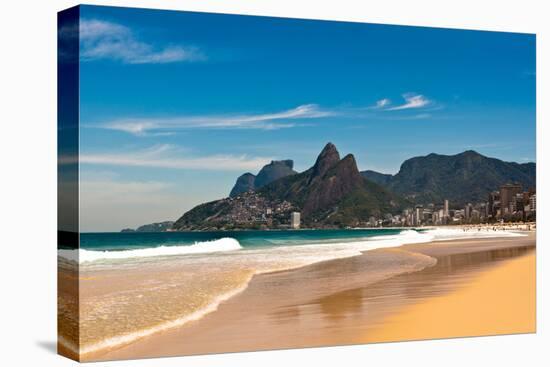 Ipanema Beach on Sunny Summer Day-dabldy-Premier Image Canvas