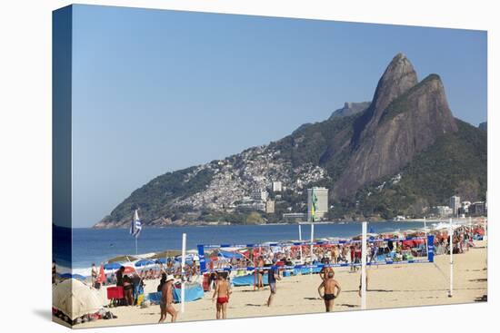 Ipanema Beach, Rio de Janeiro, Brazil, South America-Ian Trower-Premier Image Canvas