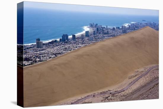 Iquique Town and Beach, Atacama Desert, Chile-Peter Groenendijk-Premier Image Canvas