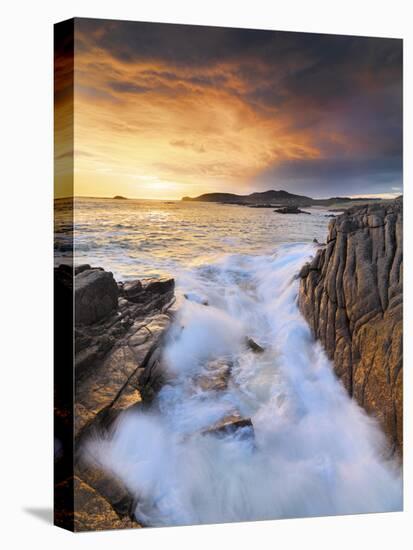 Ireland, Co.Donegal, Cruit island  at sunset-Shaun Egan-Premier Image Canvas