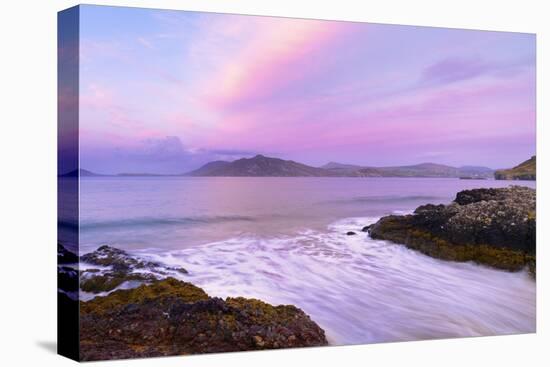 Ireland, Co.Donegal, Fanad, Ballymastoker bay at dusk-Shaun Egan-Premier Image Canvas