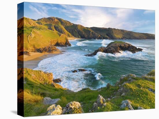 Ireland, Co.Donegal, Rosguil, Boyeeghter Bay overview-Shaun Egan-Premier Image Canvas