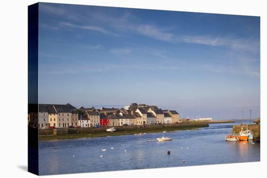 Ireland, County Galway, Galway City, port buildings of The Claddagh-Walter Bibikow-Premier Image Canvas