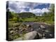 Ireland, Glendalough Monastery, View from Glendasan River, Wicklow Mountains-K. Schlierbach-Premier Image Canvas