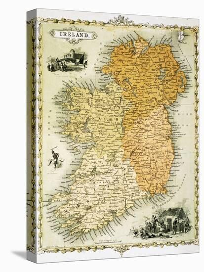 Ireland Map by C. Montague-Philip Spruyt-Premier Image Canvas