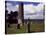 Ireland, Remains of Village Founded by St Ciaran of Clonmacnoise on Banks of Shannon River-null-Premier Image Canvas