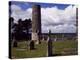 Ireland, Remains of Village Founded by St Ciaran of Clonmacnoise on Banks of Shannon River-null-Premier Image Canvas