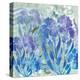 Iris Garden 2-Bee Sturgis-Stretched Canvas