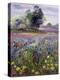 Irises and Distant May Tree, 1993-Timothy Easton-Premier Image Canvas