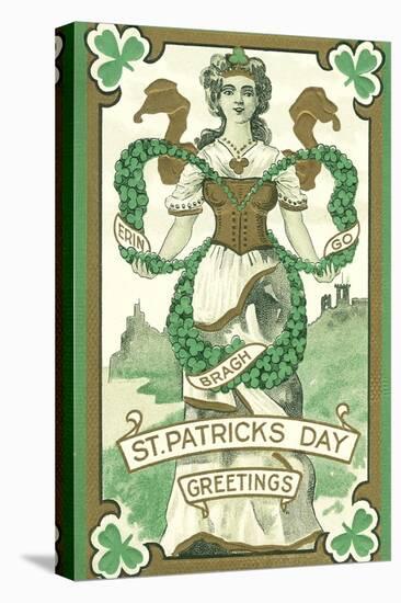 Irish Lass, Erin Go Bragh-null-Stretched Canvas