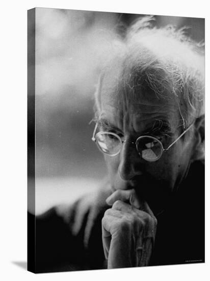 Irish Playwright Sean O'Casey at Home-Gjon Mili-Premier Image Canvas