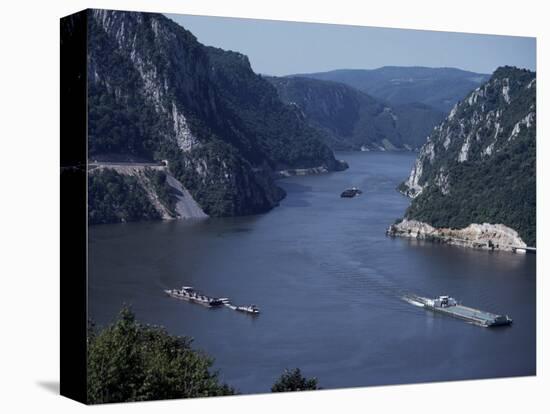 Iron Gates Area of the River Danube (Dunav), Serbia-Adam Woolfitt-Premier Image Canvas