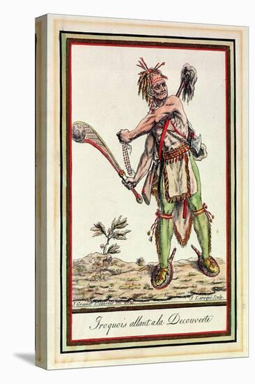 Iroquois Setting Out on an Expedition-Jacques Grasset de Saint-Sauveur-Premier Image Canvas