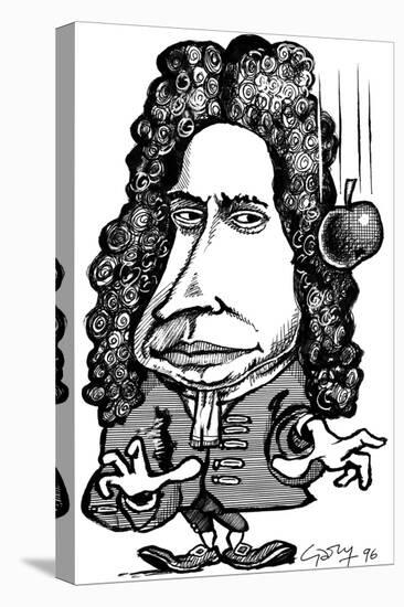 Isaac Newton, Caricature-Gary Gastrolab-Premier Image Canvas