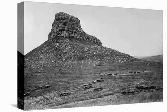 Isandhlwana across the Nek, from an Album of 43 Photographs Compiled by George Froom of the 94th…-English Photographer-Premier Image Canvas
