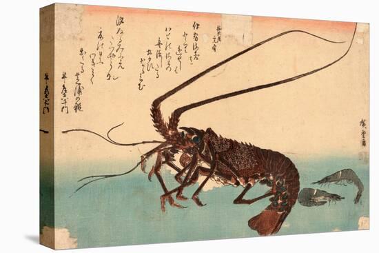 Ise Ebi to Shiba Ebi-Utagawa Hiroshige-Premier Image Canvas