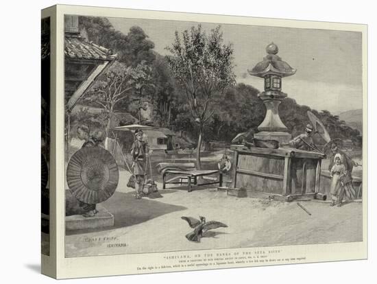 Ishiyama, on the Banks of the Seta River-Charles Edwin Fripp-Premier Image Canvas