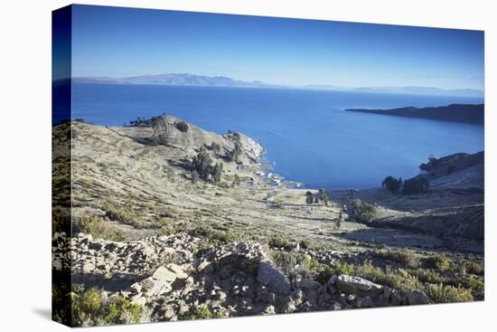 Isla del Sol (Island of the Sun), Lake Titicaca, Bolivia, South America-Ian Trower-Premier Image Canvas