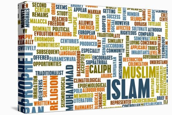 Islam or Muslim Religion as a Concept-kentoh-Stretched Canvas