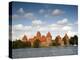 Island Castle on Lake Galve, Trakai Historical National Park, Trakai, Lithuania-Walter Bibikow-Premier Image Canvas