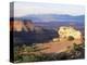 Island in the Sky, Clifftop Plateau Below Shafer Canyon Overlook at Sunset, Utah, USA-Ruth Tomlinson-Premier Image Canvas