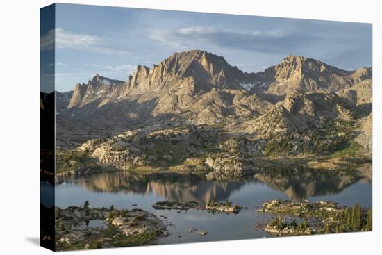 Island Lake and Fremont Peak, Bridger Wilderness, Wind River Range, Wyoming.-Alan Majchrowicz-Premier Image Canvas