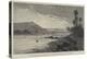 Island of Elephantine, Arabian Mountains on the Left, Assouan on the Right-Charles Auguste Loye-Premier Image Canvas