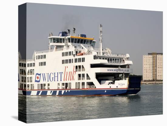 Isle of Wight Ferry at Portsmouth, Hampshire, England, United Kingdom-G Richardson-Premier Image Canvas