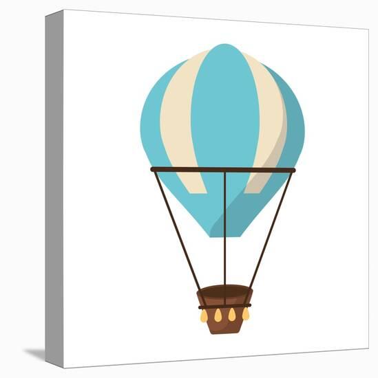 Isolated Hot Air Balloon Design-Jemastock-Stretched Canvas