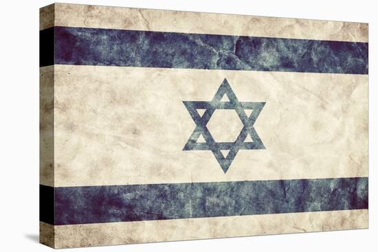 Israel Grunge Flag. Vintage, Retro Style. High Resolution, Hd Quality. Item from My Grunge Flags Co-Michal Bednarek-Premier Image Canvas