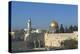Israel, Jerusalem, Dome of Rock and Western Wall-null-Premier Image Canvas