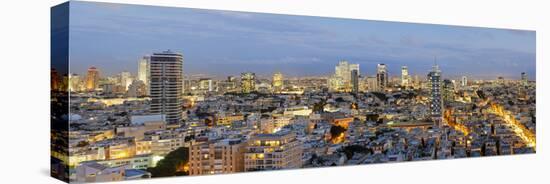 Israel, Tel Aviv, Elevated City View Towards the Commercial and Business Centre-Gavin Hellier-Premier Image Canvas