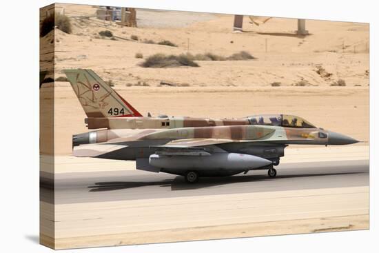 Israeli Air Force F-16I Sufa Taxiing before Take-Off from Ramon Air Base, Israel-Stocktrek Images-Premier Image Canvas