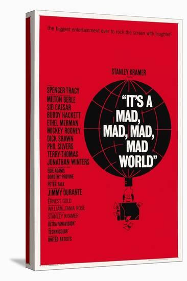 "It's a Mad, Mad, Mad, Mad World" 1963, Directed by Stanley Kramer-null-Premier Image Canvas