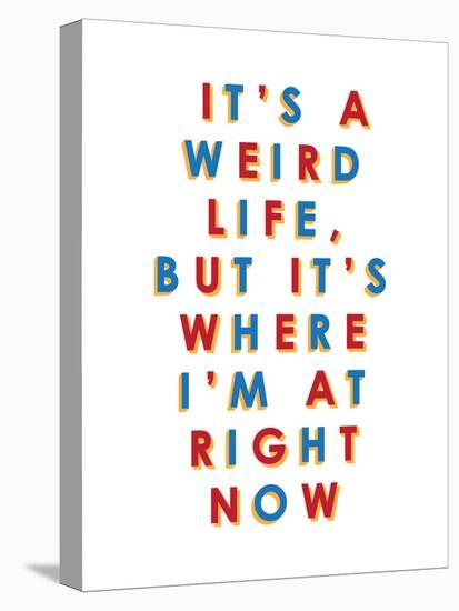 It's a Weird Life, But it's Where I'm at Right Now-null-Stretched Canvas