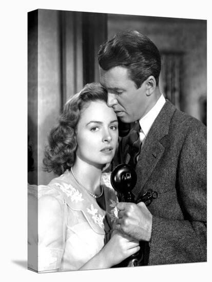 It's a Wonderful Life, Donna Reed, James Stewart, 1946-null-Stretched Canvas
