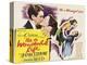 It's a Wonderful Life, James Stewart, Donna Reed, Donna Reed, James Stewart on Poster Art, 1946-null-Stretched Canvas
