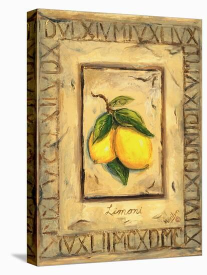 Italian Fruits Lemons-Marilyn Dunlap-Stretched Canvas