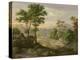 Italian Landscape, 1845-Joachim Faber-Premier Image Canvas