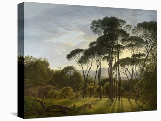 Italian Landscape with Umbrella Pines, 1807-Hendrik Voogd-Premier Image Canvas
