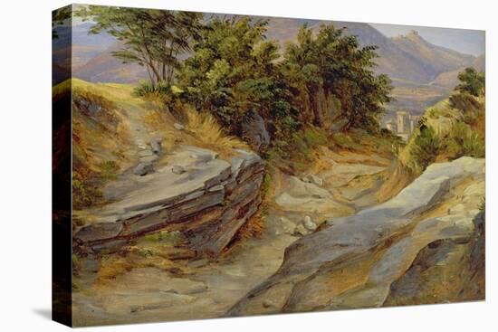 Italian Mountain Landscape, c.1824-Joachim Faber-Premier Image Canvas