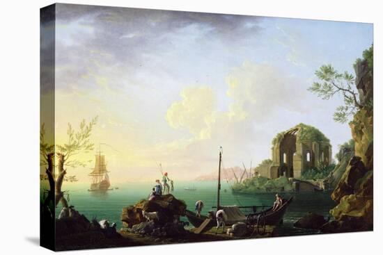 Italian Port Scene (Sunrise)-Thomas Patch-Premier Image Canvas