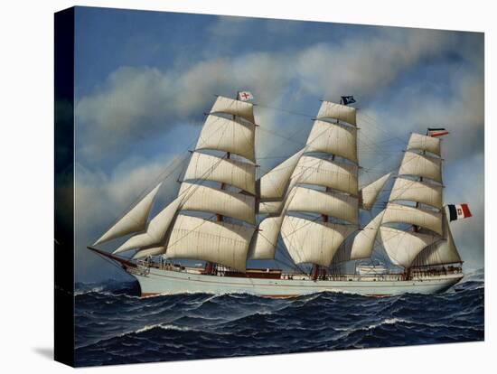 Italian Sailing Ship Maria Teresa, Shipowner Pietro Milesi, 1901-Antonio Jacobsen-Premier Image Canvas